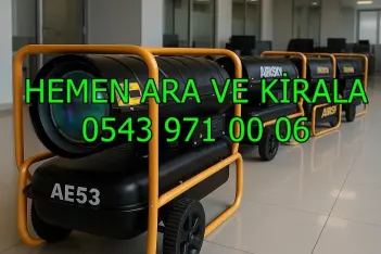 Ankara Polatlı Sincan Kiralık Endüstriyel Sıcak Hava Makinesi Kiralama
