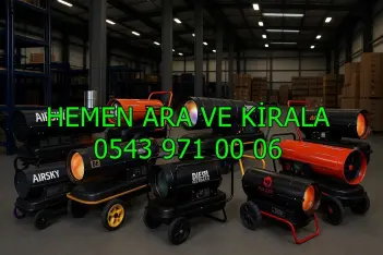Çubuk Mazotlu Elektrikli Isımak Isıtıcı Kiralama