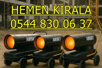 ISIMAK ISITICI KİRALAMA Karabük ve Kocaeli ve Kütahya