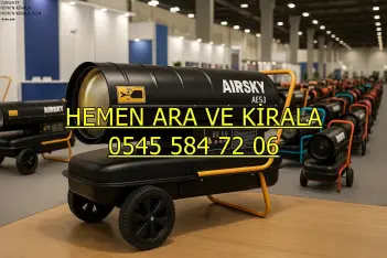 İstanbul Pendik Tuzla Kiralık Şantiye İnşaat Isıtıcısı Kiralama