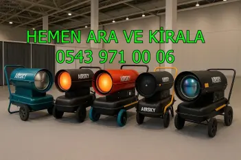 Mersin Mazotlu Elektrikli Isımak Isıtıcı Kiralama