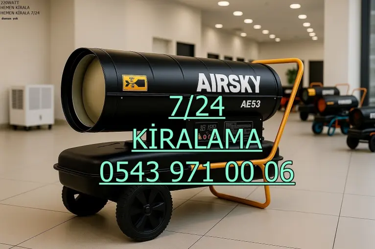 Ankara Gölbaşı Çankaya Kiralık Sanayi Tipi Jet Isıtıcı Kiralama