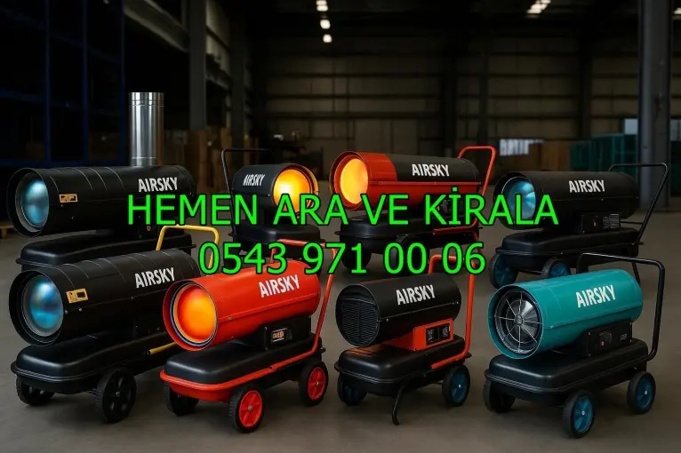 Avcılar ve Bağcılar ve Bahçelievler Mazotlu Elektrikli Isımak Isıtıcı Kiralama