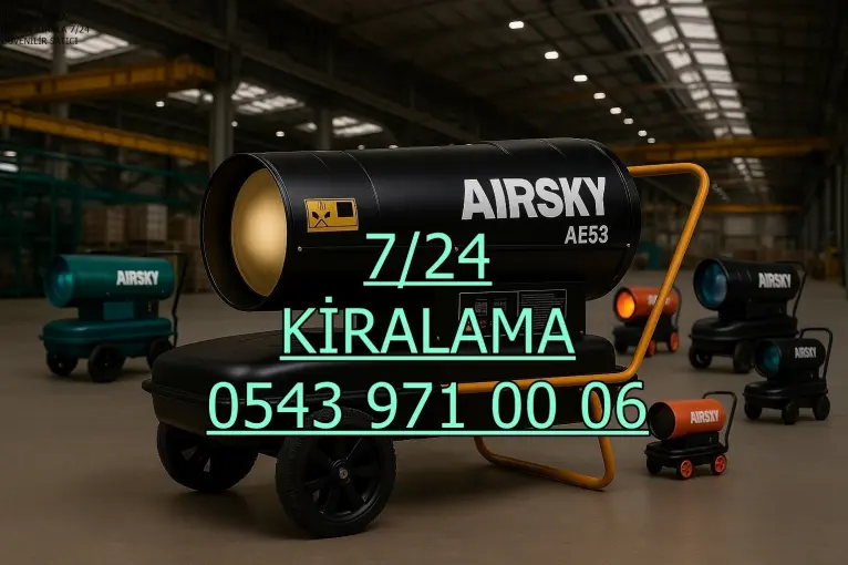 Güngören ve Kadıköy ve Kağıthane Mazotlu Elektrikli Isımak Isıtıcı Kiralama