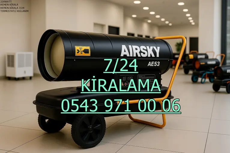 Hatay Mazotlu Elektrikli Isımak Isıtıcı Kiralama