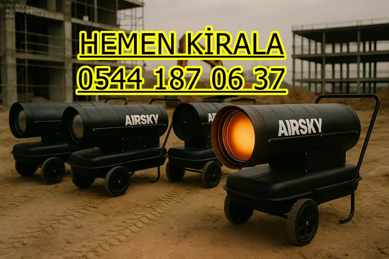 İstanbul Çevresi Mazotlu Elektrikli Isımak Isıtıcı Kiralama