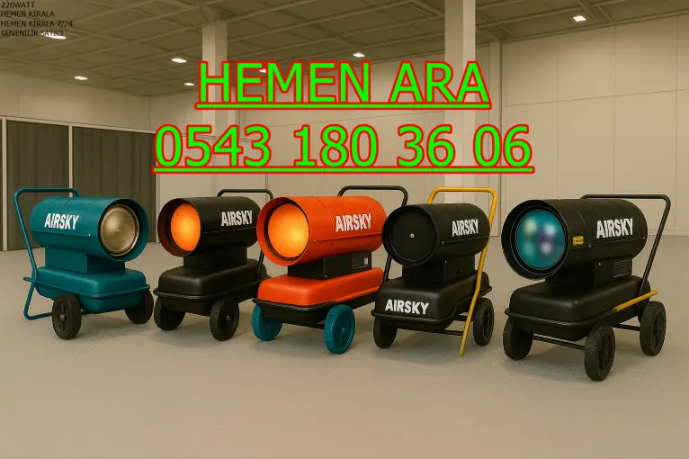 Tuzla Mazotlu Elektrikli Isımak Isıtıcı Kiralama