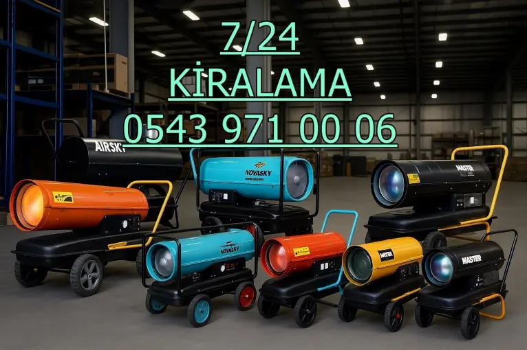 Zeytinburnu Mazotlu Elektrikli Isımak Isıtıcı Kiralama